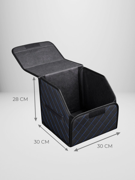 Органайзер 30*30*30 ромб Черный, синий -4