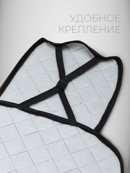Комплект накидок из велюра на передние сиденья автомобиля Модель СТАМБУЛ ВР+ Черный, бежевый, черный-4