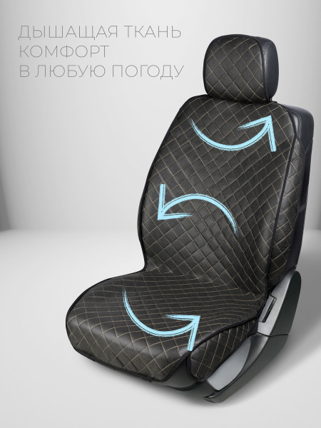 Полный комплект накидок из жаккарда на сиденья автомобиля. Модель DUBAI + PK POD-1