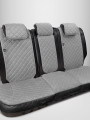 Накидки из алькантары на сиденья автомобиля Модель XL Серый, серебристый, серый 