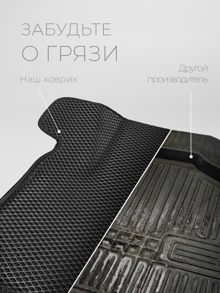 Полный комплект ева ковров на Lada priora-3