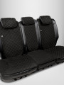 Накидки из алькантары на сиденья автомобиля Модель XL Черный 